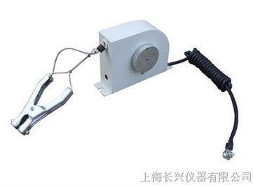 供應(yīng)不銹鋼材質(zhì)靜電收線卷盤(pán),標(biāo)配靜電接地線夾